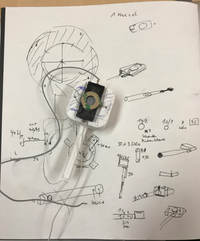 Bone Conductor Telescoping Arm prototype Bone Conductor Telescoping Arm prototype